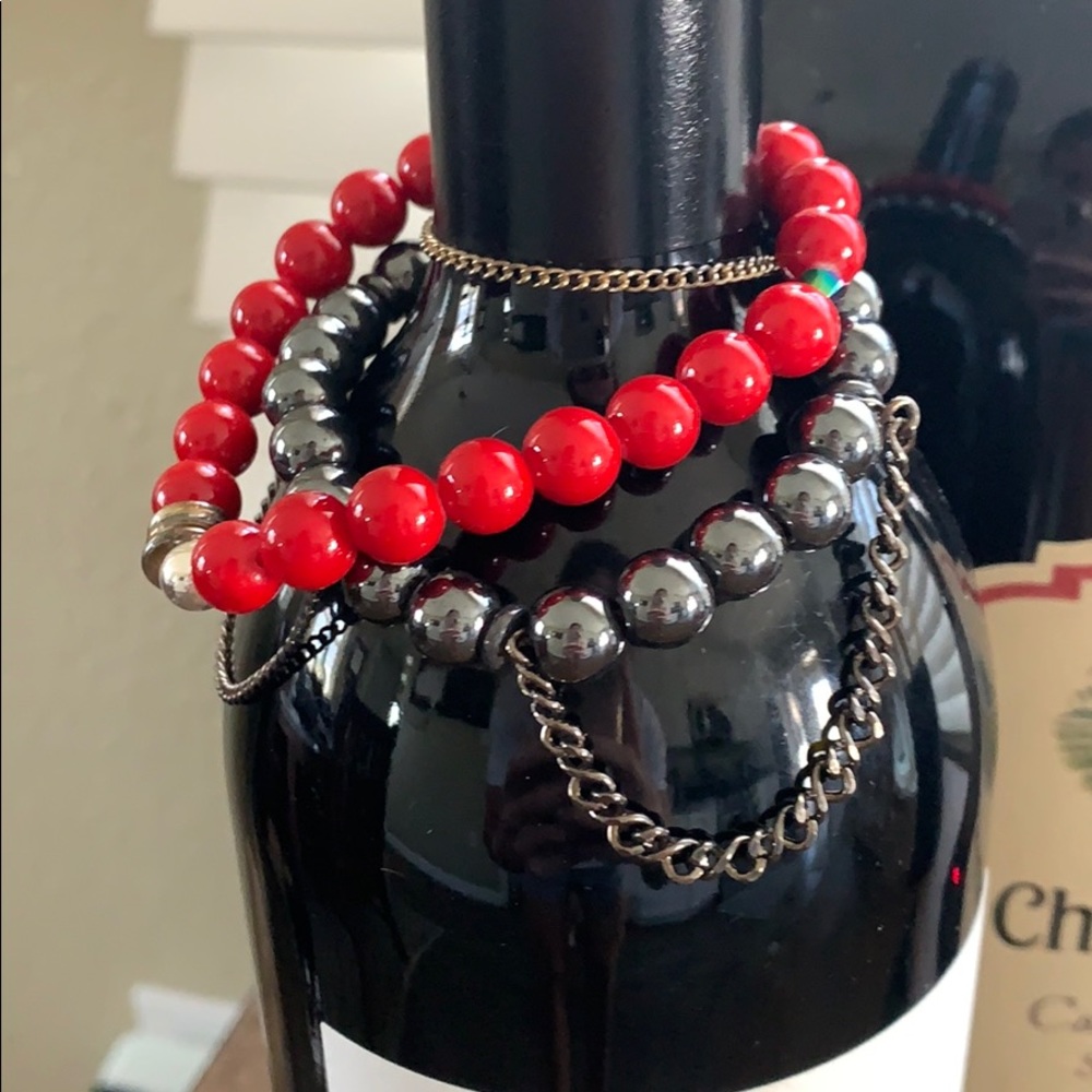 beaded bracelet set